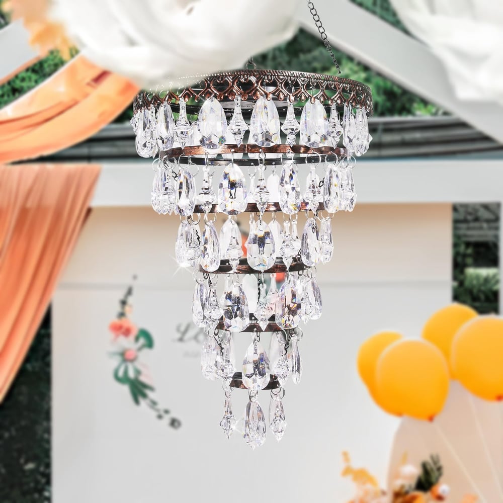 🔥LAST DAY 50% OFF - ✨ Solar-Powered Crystal Chandelier – Add Magic to Your Nights