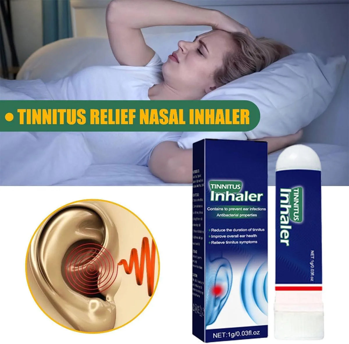 💥Last Day Promotion 50% OFF 🦻TechSilen CalmEar Natural Aromatic Support For Daily Comfort, Relaxation & Focus