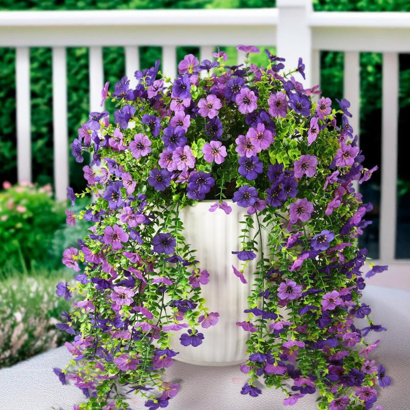 ⏳LAST DAY SPECIAL PRICE: 9.99!!🌷Outdoor cascading daisy and eucalyptus flowers – UV resistant