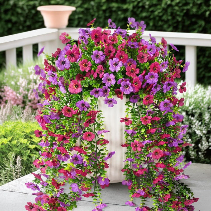 ⏳LAST DAY SPECIAL PRICE: 9.99!!🌷Outdoor cascading daisy and eucalyptus flowers – UV resistant