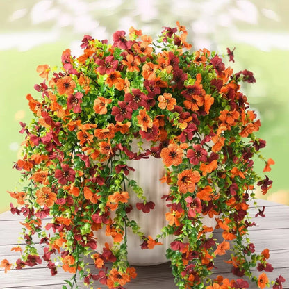 ⏳LAST DAY SPECIAL PRICE: 9.99!!🌷Outdoor cascading daisy and eucalyptus flowers – UV resistant