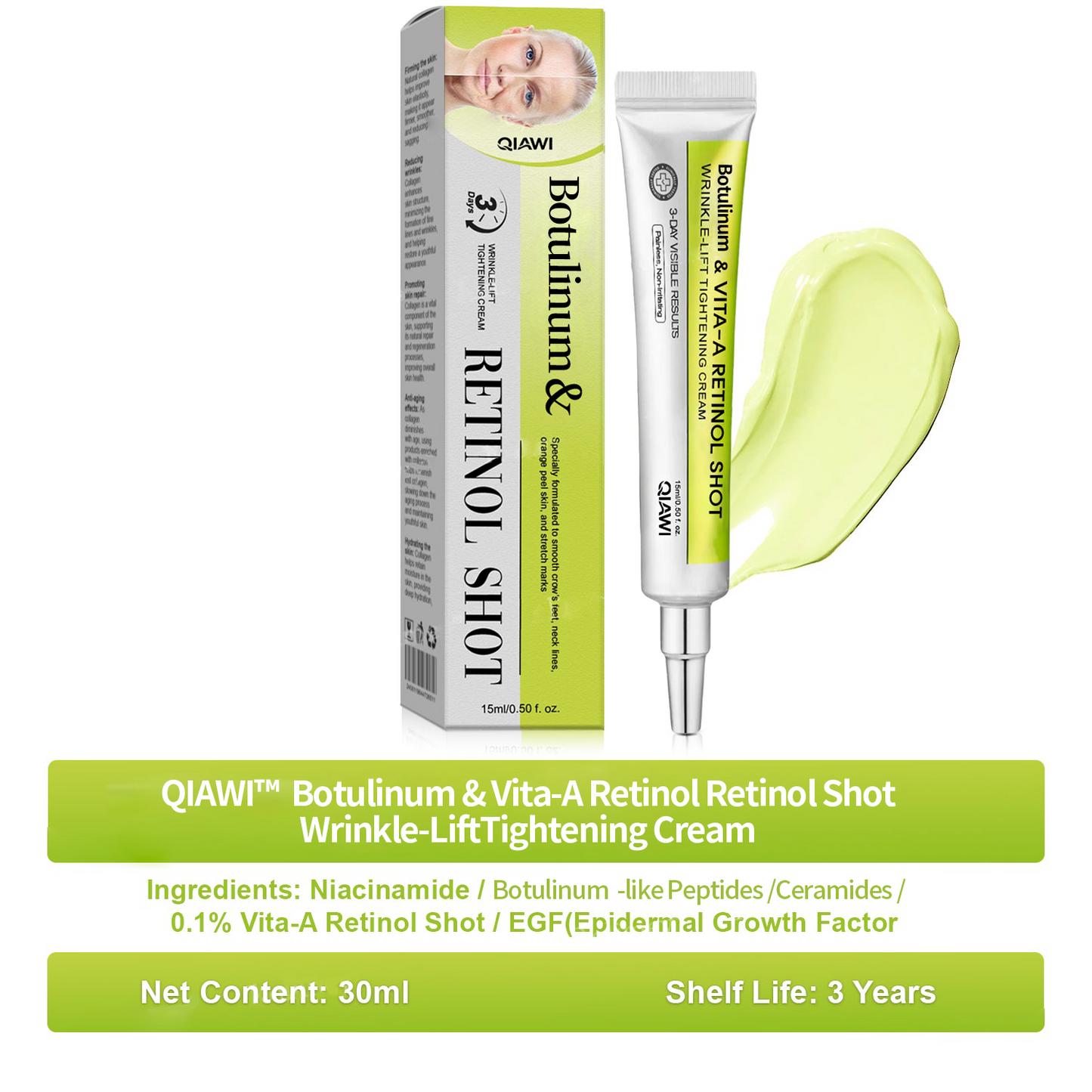 🔥 FLASH SALE 70% OFF | QIAWI™ Wrinkle Lift & Firming Cream
