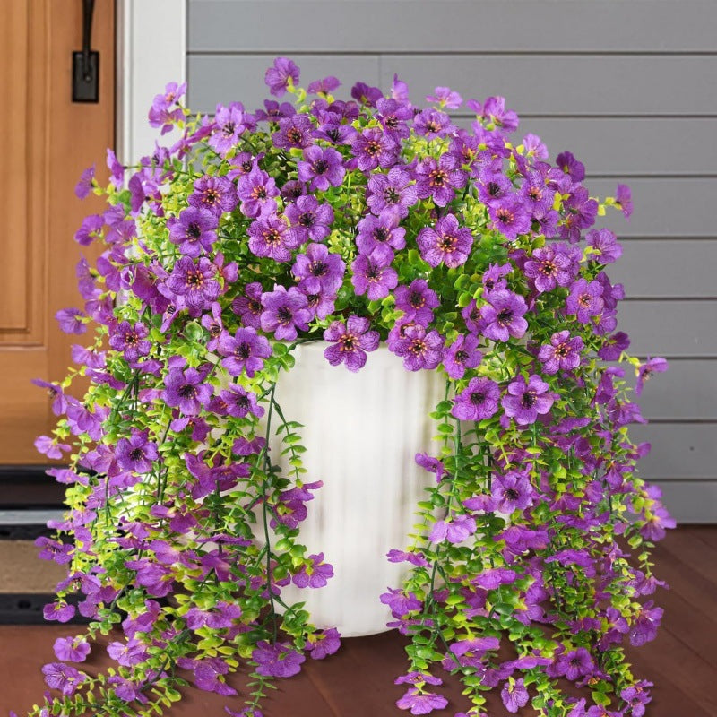 ⏳LAST DAY SPECIAL PRICE: 9.99!!🌷Outdoor cascading daisy and eucalyptus flowers – UV resistant