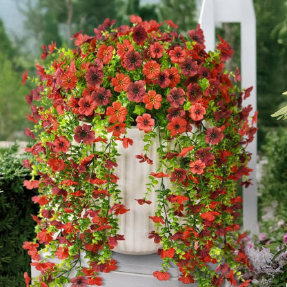 ⏳LAST DAY SPECIAL PRICE: 9.99!!🌷Outdoor cascading daisy and eucalyptus flowers – UV resistant