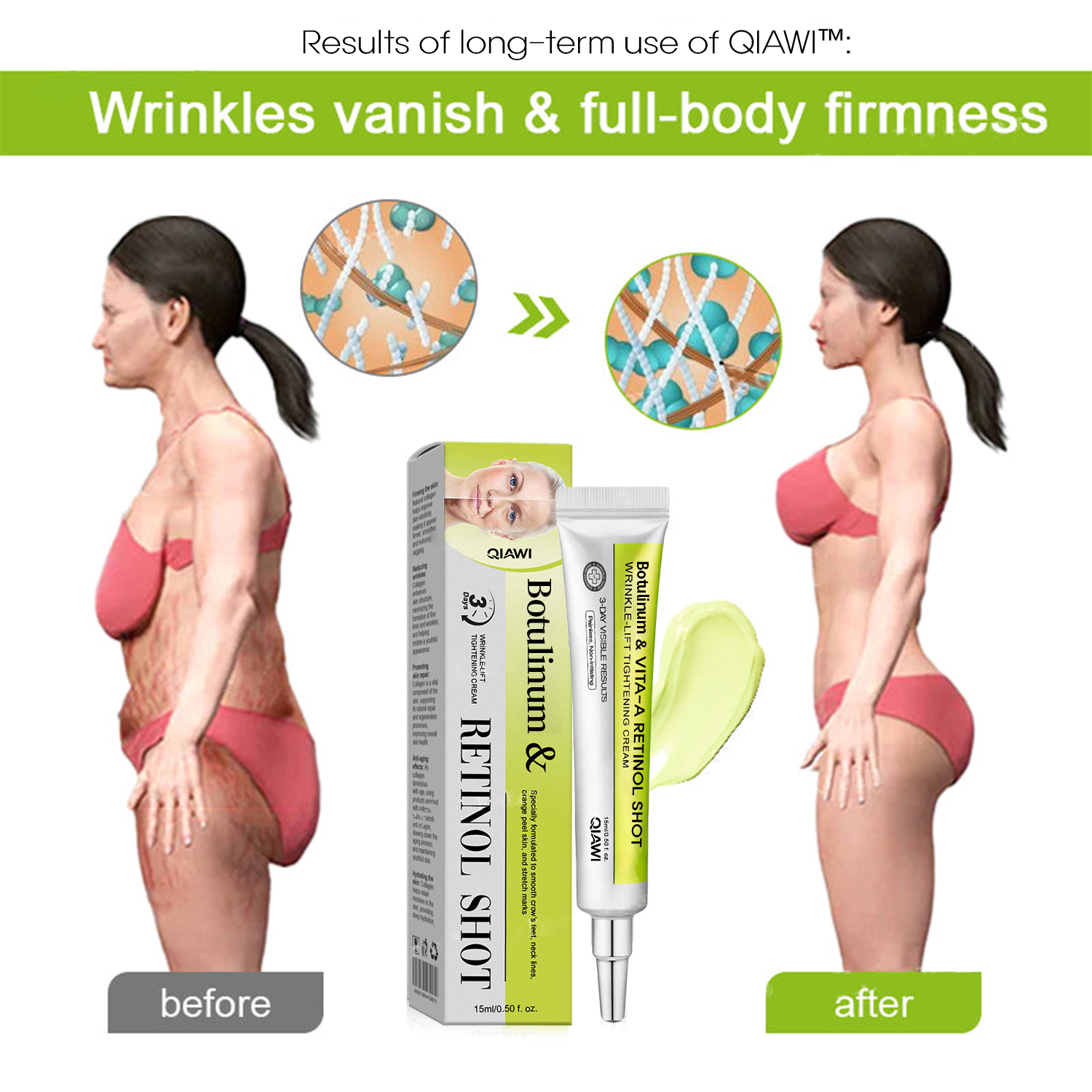 🔥 FLASH SALE 70% OFF | QIAWI™ Wrinkle Lift & Firming Cream