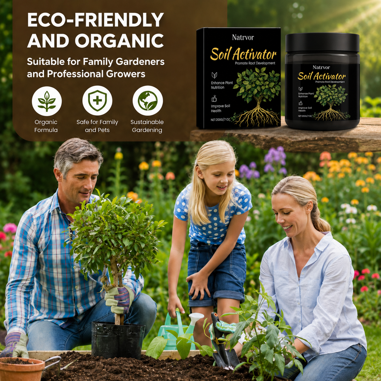 🌿Organic Soil Pro Activator🪴 Garden Secret Loved by 75K+ Plant Owners-EQ