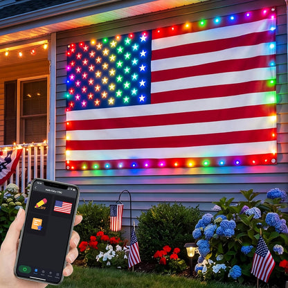 3x5 FT EMBROIDERED AMERICAN FLAG - The 250th anniversary of American independence