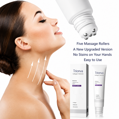 🥳2026 HOT SALE🥳💞Roller Massage Neck Cream Collagen & Hyaluronic Acid | Firms Neck 🧺 BUY 1 GET 1 FREE! 🧼