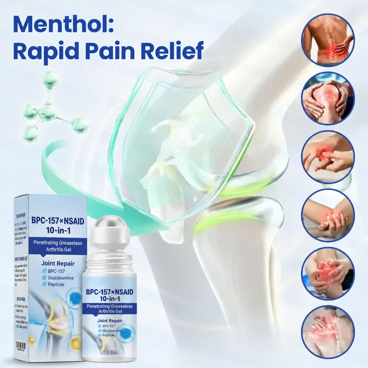 BPC-157 × NSAID 10-in-1 Penetrating Greaseless Arthritis Gel