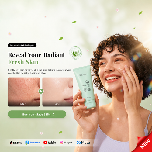 🥳2026 HOT SALE🥳💞50K+ SOLD!💥👵🌸 50% OFF!Herbal Extract Brightening Exfoliating Gel