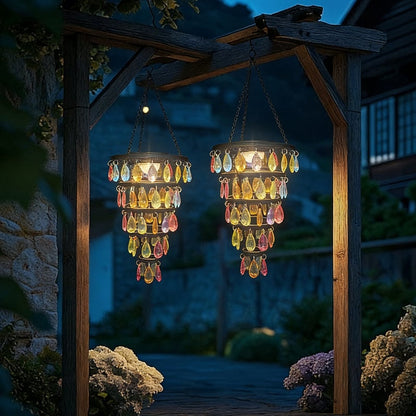 🔥LAST DAY 50% OFF - ✨ Solar-Powered Crystal Chandelier – Add Magic to Your Nights