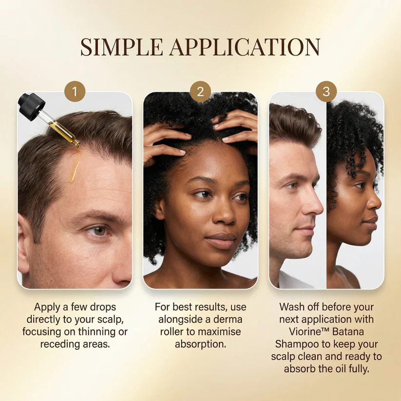 Ultimate Hair Regrowth Therapy Targets Hair Loss, Premature Gray Hair, Dry Frizz, and Hair Damage -III