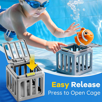 Children’s Diving Toy Set – Underwater Pool Toys with Storage Box