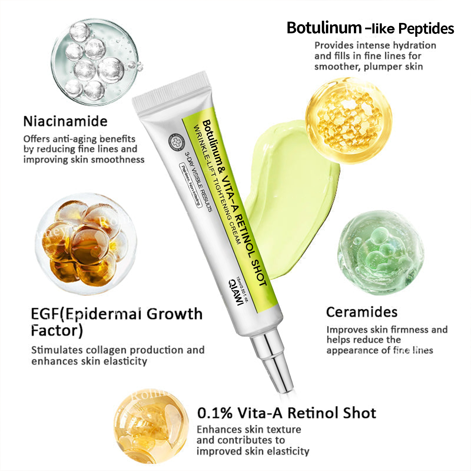 🔥 FLASH SALE 70% OFF | QIAWI™ Wrinkle Lift & Firming Cream