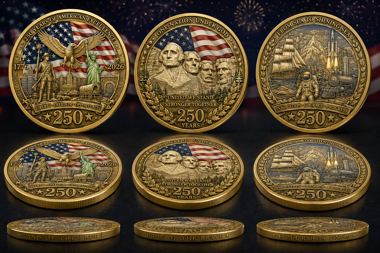 🔥Last Day 50% OFF🔥250 Years of Freedom Veteran Tribute Coin