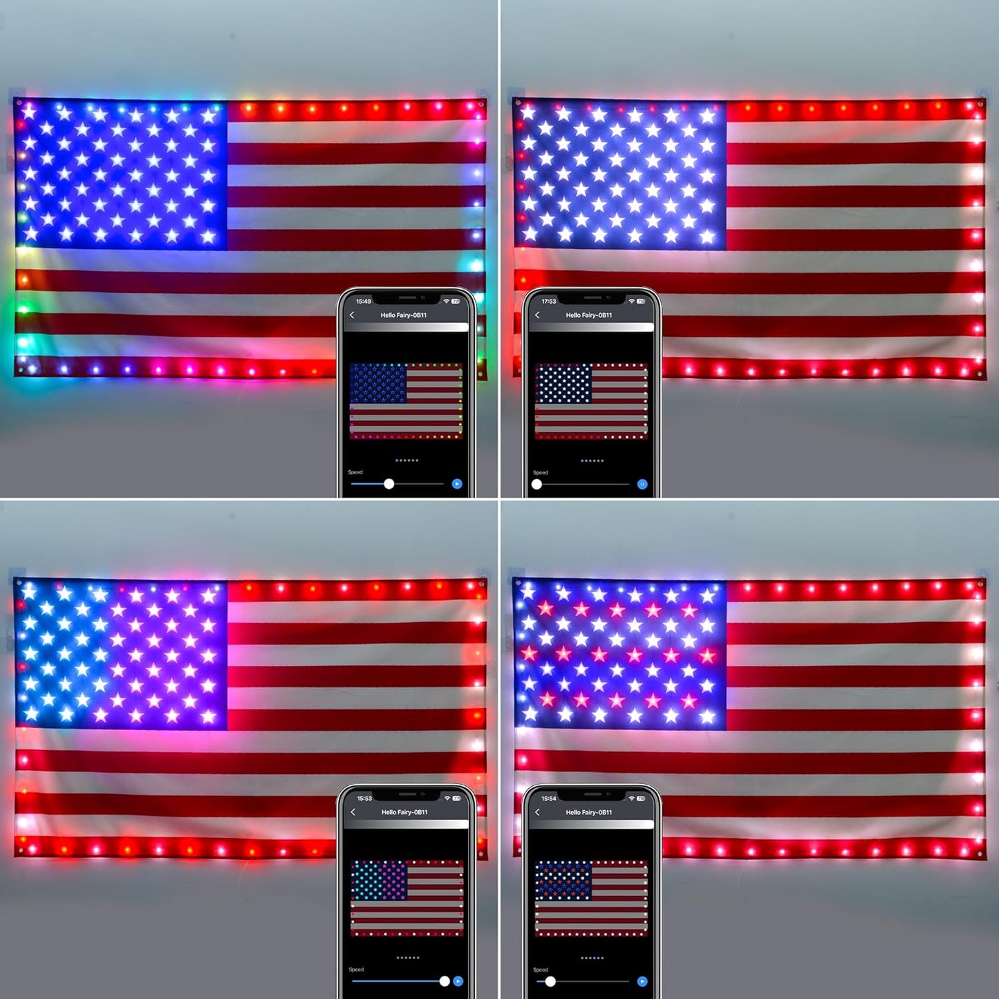 3x5 FT EMBROIDERED AMERICAN FLAG - The 250th anniversary of American independence