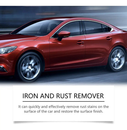 🚘Iron Eraser Spray – 💪🏼Heavy-Duty Iron Remover For Wheel &amp; Paint🏁 | Aluminum-Safe No Damage Restore Gloss✨