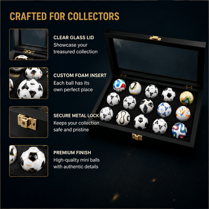 🏆Flash Sale 5K+ SOLD!⚽15 Pcs Classic Football Collectible Gift Sets from 1970 to 2026 Football Cup