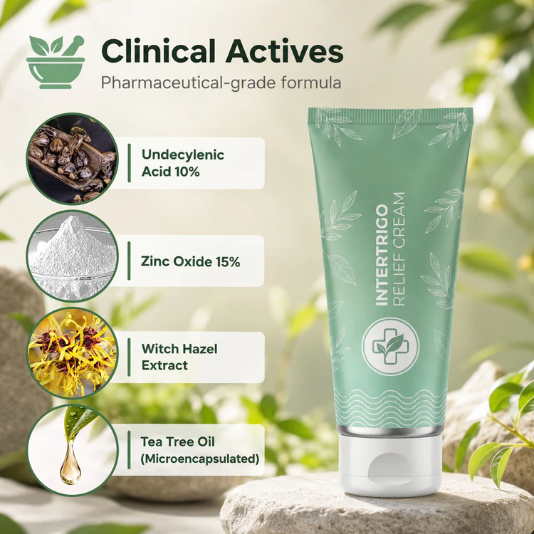 ✨ LAST DAY BUY 1 GET 1 FREE✨Intertrigo Relief Cream treats 99% of skin fold rashes from the first application