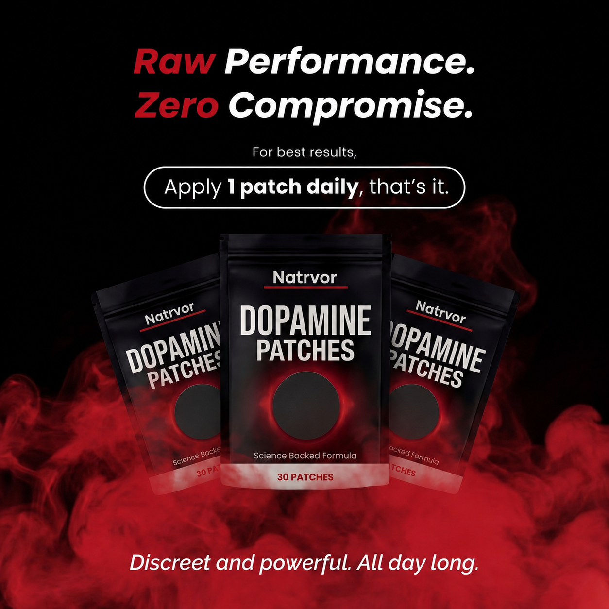 👨‍⚕️💪Natrvor  Performance Patch — Energy, Focus, Drive & Confidence