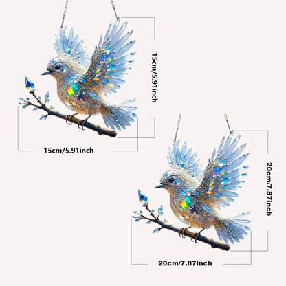 Crystal Bird Decoration – Sparkling Light for Windows & Home