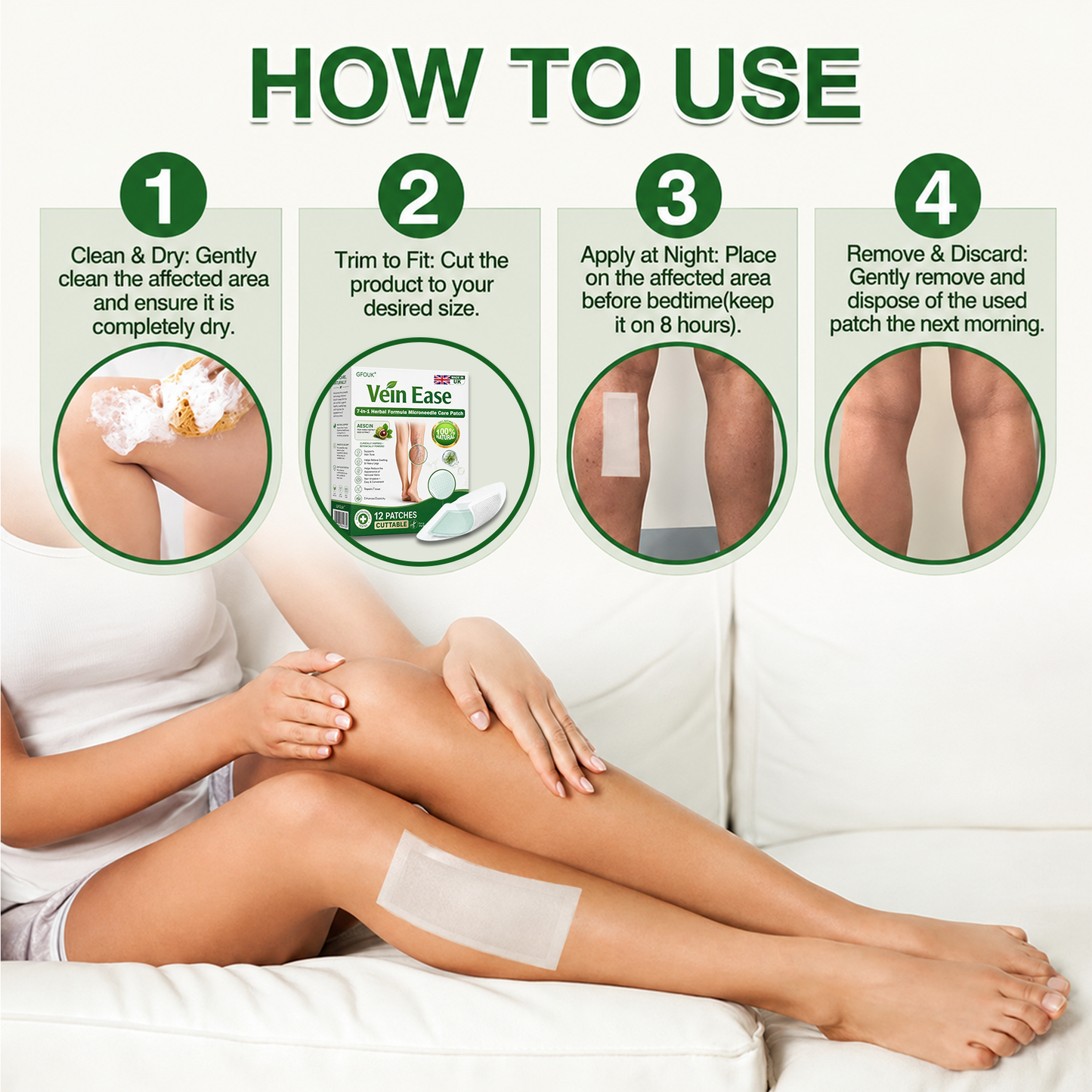 🇺🇸🏆Flash Sale 5K+ SOLD!✨7-in-1 Microneedle Vein & Lipedema Treatment Patch