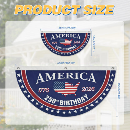 250th Anniversary USA Fan Flag