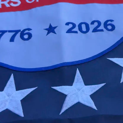 Last Day 50% OFF🔥250th Anniversary USA Commemorative Flag (3x5 Ft),Double-Sided Embroidered