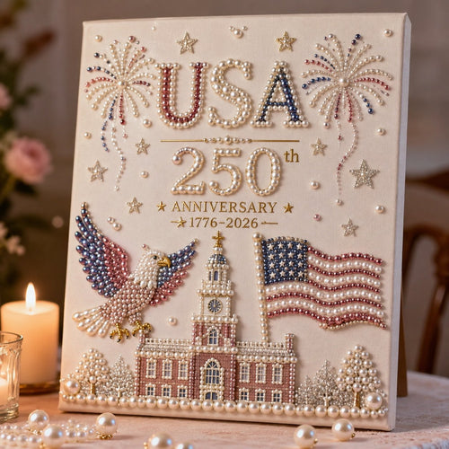 ✨🇺🇸 USA 250th Anniversary DIY Pearl Painting Kit