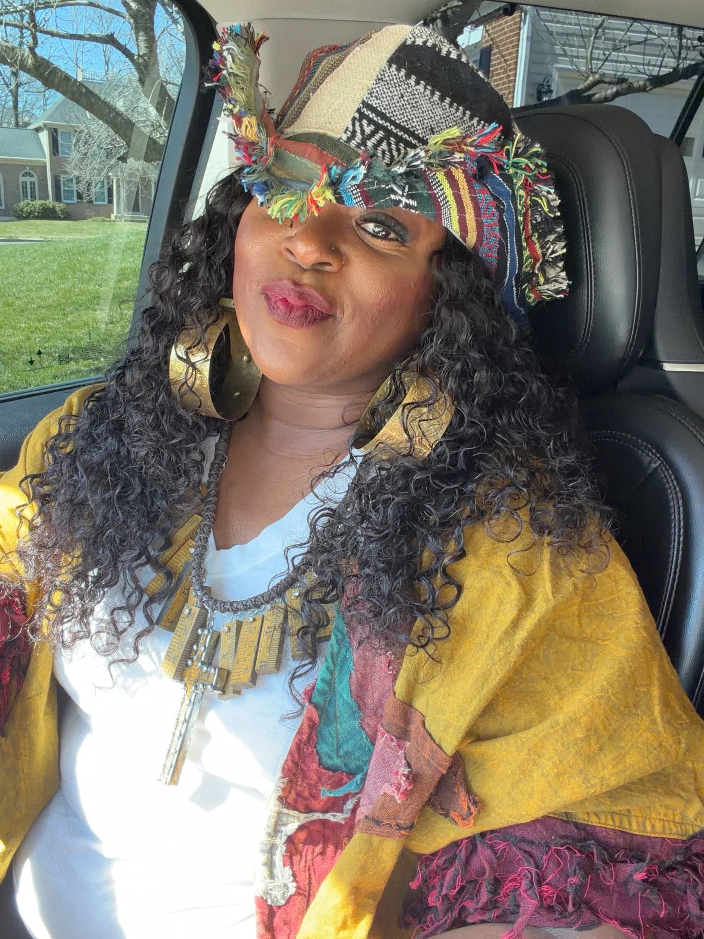 🔥Last Day 49% OFF - 🎩🍄Frayed Patchwork Bucket Hat(✨Shapeable Brim One-of-a-Kind Style} - One Size Fits Most (21"-23.5") / Buy 1