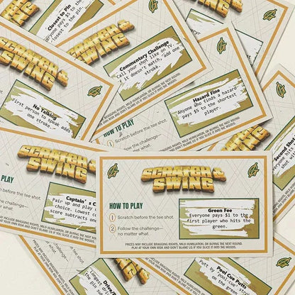 🏌️🎁 Scratch &amp; Swing Scratch Off Golf Card Game (3-pack) - 🏌️Buy 1 (3-pack)