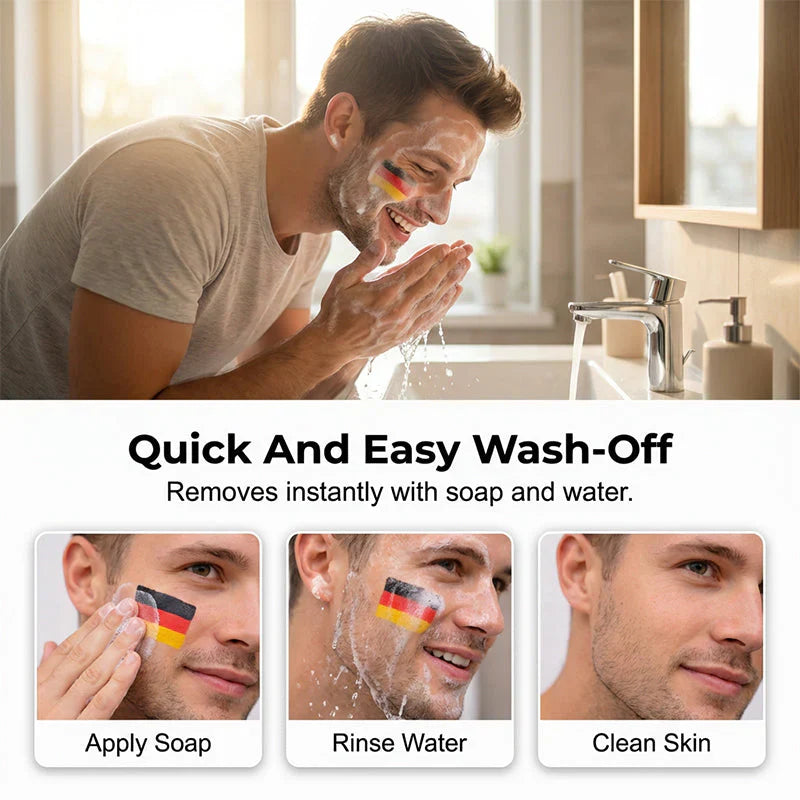 🔥National Flag Face Paint Stick for Sports Fans