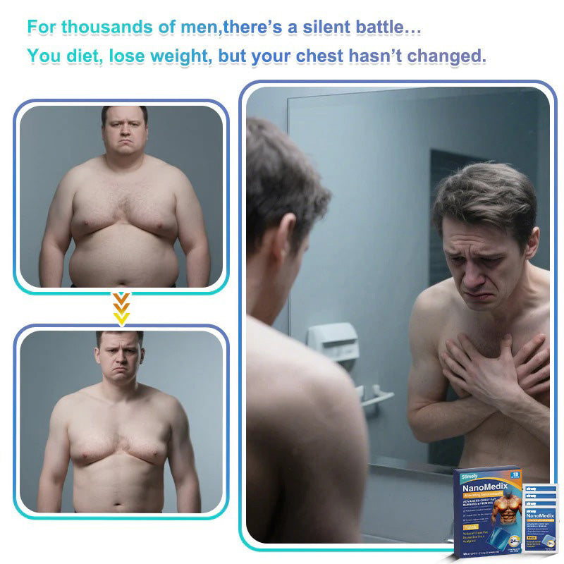 🔥Limited-time 50% sale🔥⚕️💙Slimoly® Gynecomastia Chest Fatburn & Firm Patch