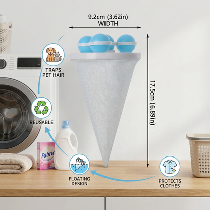 🧺 BUY 1 GET 1 FREE! 🧼Washing Machine Filter Bag